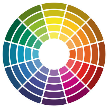 色相環のイメージ