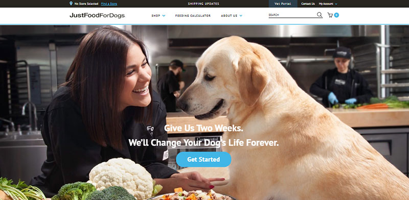 >Just Food For Dogs