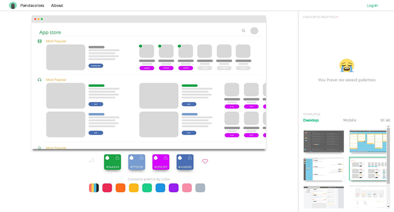 いろんなレイアウトでサイトカラーを試せる「Pandacolors」をつかってみた！